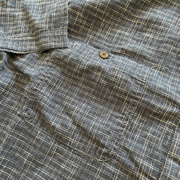 Patagonia Back Step Shirt Organic Cotton Blue Check XXL S126 - Picture 5 of 11